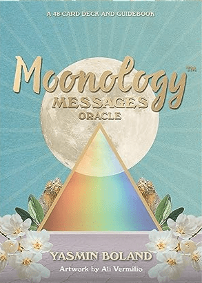 Yasmin Boland - Moonology Messages Oracle Cards - 48 Card Deck & Guidebook