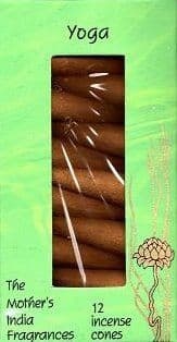 Yoga: The Mother's India Fragrances Incense 12 Cones