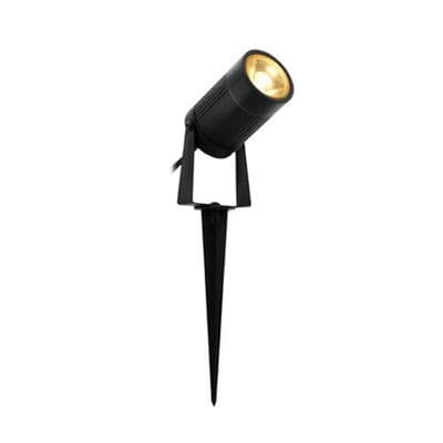 ALL LED Excalibur ASPK500/F/40 5W Black Cool White LED Spike Light