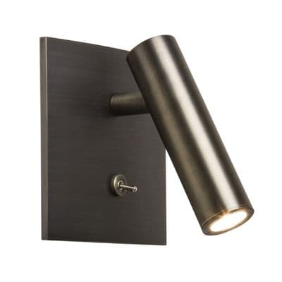 Astro 1058085 Enna Square Switched LED Reading Light Bronze