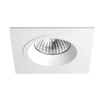 Astro 1240026 Taro Square Fire Rated Recessed Spot Light Matt White