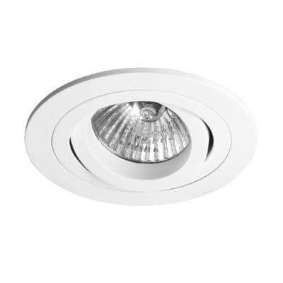 Astro 1240028 Taro Round Adjustable Fire Rated Recessed Spot Light Matt White