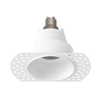 Astro 1248017 Trimless Slimline Round Fixed Fire-Rated IP65 Matt White | Light Bulb World