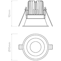 Astro 1249023 Minima Round IP65 Fire-Rated LED Matt White | Light Bulb World