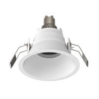 Astro 1249034 Minima Slimline Round Fixed Fire-Rated IP65 Matt White | Light Bulb World