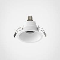 Astro 1249034 Minima Slimline Round Fixed Fire-Rated IP65 Matt White | Light Bulb World