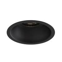 Astro 1249035 Minima Slimline Round Fixed Fire-Rated IP65 Matt Black | Light Bulb World