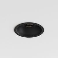 Astro 1249035 Minima Slimline Round Fixed Fire-Rated IP65 Matt Black | Light Bulb World