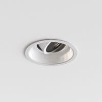 Astro 1249040 Minima Slimline Round Adjustable Fire-Rated Matt White | Light Bulb World