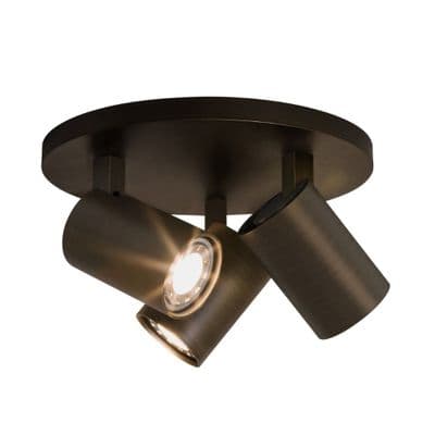 Astro 1286005 Ascoli Triple Round Spotlight Bronze
