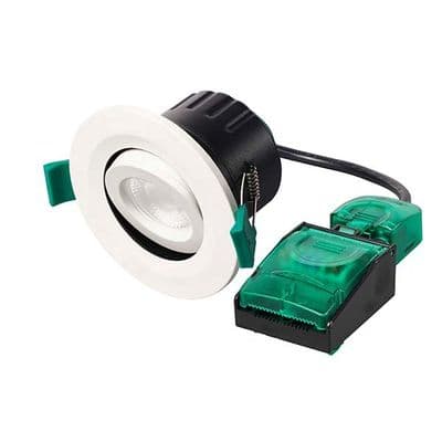 Bell 08190V2 Firestay 5/7W LED CCT Dimmable Wattage Switchable Centre Tilt Downlight
