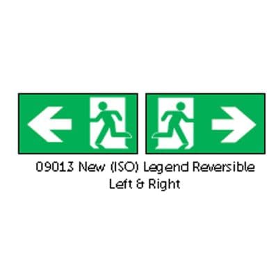 Bell 09013 Spectrum Blade ISO Emergency Exit Left/Right Legend
