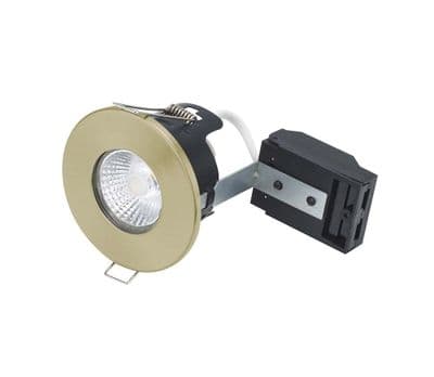 BELL 10654 Fire Rated MV Showerlight Brass