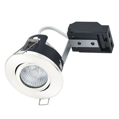 Bell 10655 Firestay Fire Rated GU10 Tilt Downlight White