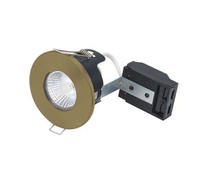 BELL 10663 Fire Rated MV Downlight Antique Brass