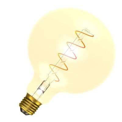 Bell 60021 LED Vintage Soft Coil Filament 125mm Large Globe ES Cap 4W