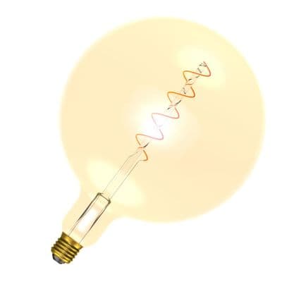 Bell 60023 LED Vintage Soft Coil Filament 200mm Giant Globe ES Cap 4W