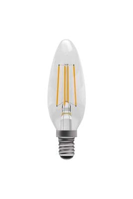 BELL 60712 3.3w LED Filament Candle SBC Clear 4000K