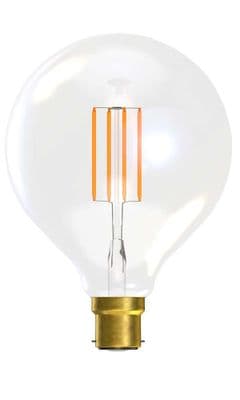 BELL 60793 4w LED Filament Large Globe Clear Dimmable BC 2700K