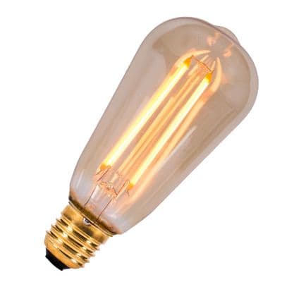 BELL 60798 LED Vintage Filament Dimmable Squirrel Cage ES 3.3w
