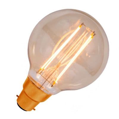BELL 60803 LED Vintage Filament Dimmable Globe 80mm BC 3.3w