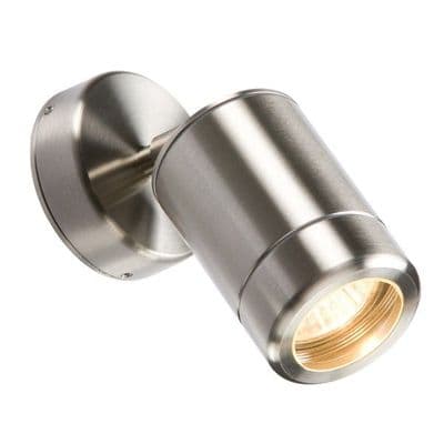 Bell Adjustable Exterior GU10 Spotlight Stainless Steel