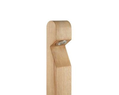 Collingwood BL01DOB40 LED Bollard Oak Wood Finish, Cool White