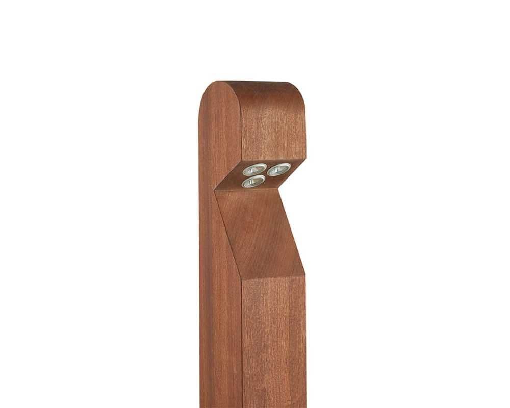 Collingwood BL03DSS40 LED Bollard Sapele Wood Finish, Cool White
