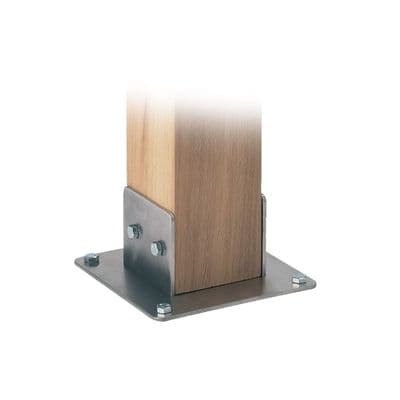 Collingwood BOL LED BRACKET for Iroko Wood LED Bollard Light Stainless Steel Finish