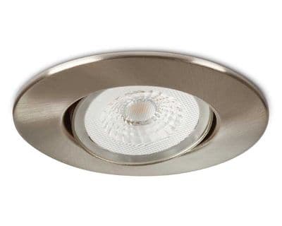 Collingwood DL490BS5530 LED Downlight Stainless Steel Finish, Warm White
