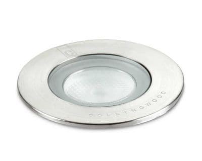 Collingwood GL016 F 27 LED Ground Light Stainless Steel Finish, Warm White