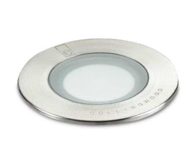 Collingwood GL016DC0F30 LED Ground Light Stainless Steel Finish, Warm White