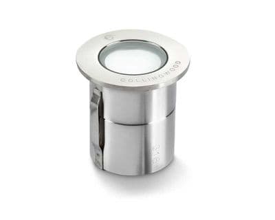 Collingwood GL019DC0FBL LED Ground Light Stainless Steel Finish, Blue