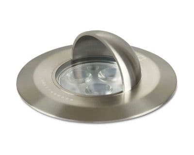 Collingwood GL034DWBM27 LED Ground Light Stainless Steel Finish, Warm White