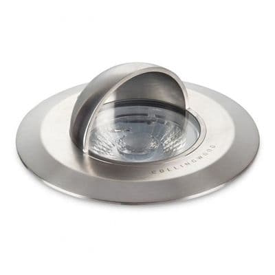 Collingwood GL034DWBM30 LED Hooded Ground Light Stainless Steel Finish, Warm White
