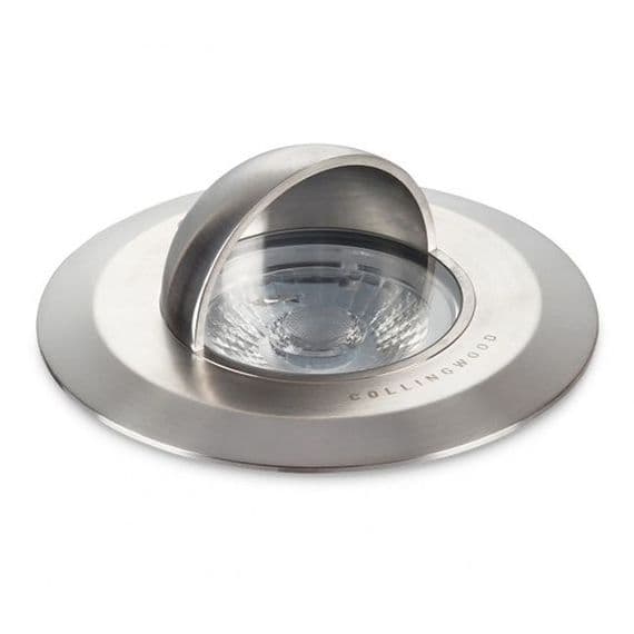 Collingwood GL034DWBM40 LED Hooded Ground Light Stainless Steel, Cool White