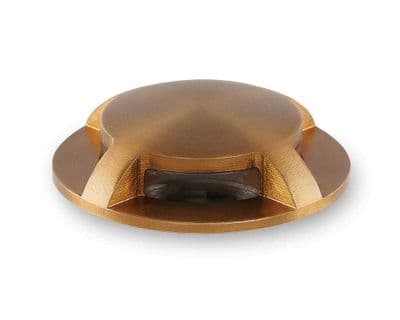 Collingwood GL100AX4X30 LED Ground Light Antique Brass Finish, Warm White