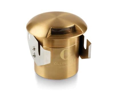 Collingwood GL200AX1X30 LED Ground Light Antique Brass Finish, Warm White
