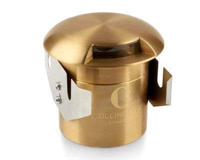 Collingwood GL200AX2130 LED Ground Light Antique Brass Finish, Warm White