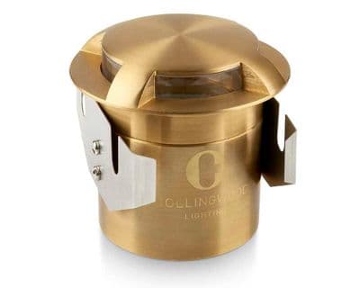 Collingwood GL200AX4X30 LED Ground Light Antique Brass Finish, Warm White