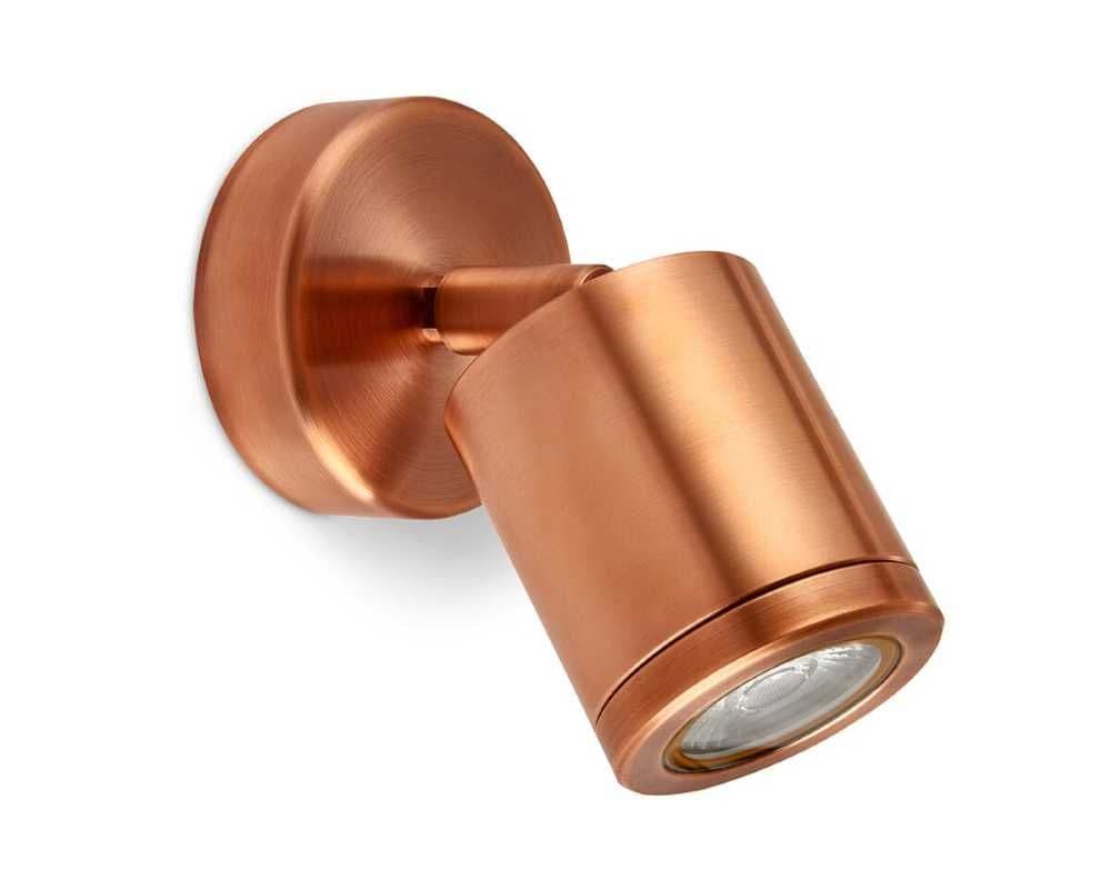 Collingwood WL220CWBM27 LED Wall Light Copper Finish, Warm White