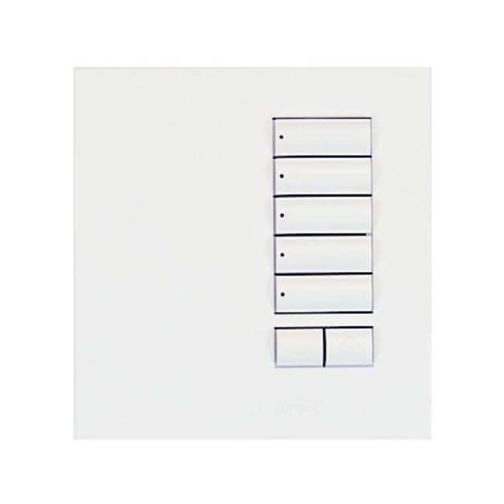 Lutron Grafik Eye QS 5 Button Scene Control Keypad Wall Plate