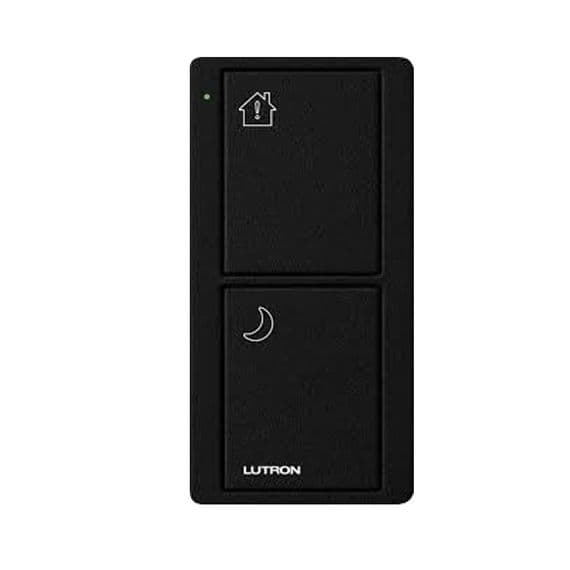 Lutron Pico RA2 Select Bedside 2 Scene Keypad Black PK2-2B-TBL-P02