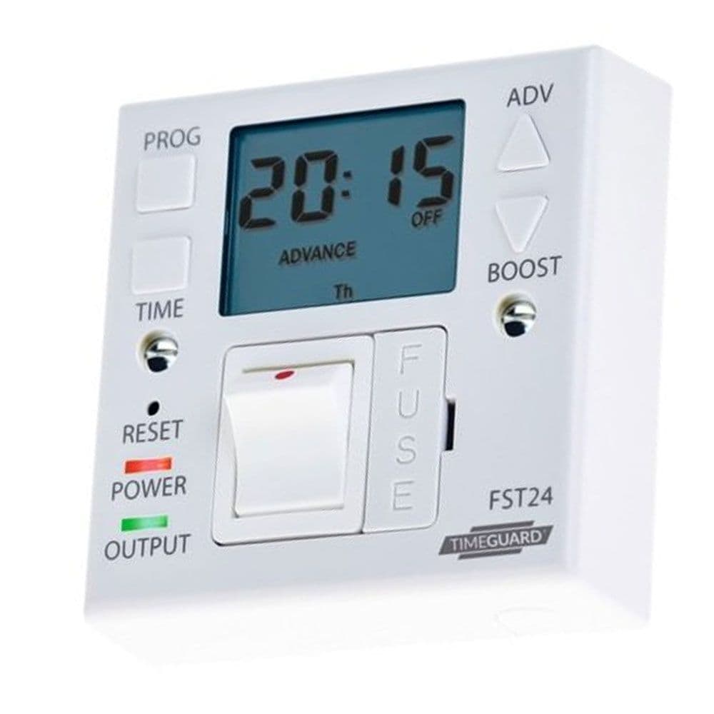 Timeguard Boost Timer Timeguard FST24 24 hour fused timer switch with boost