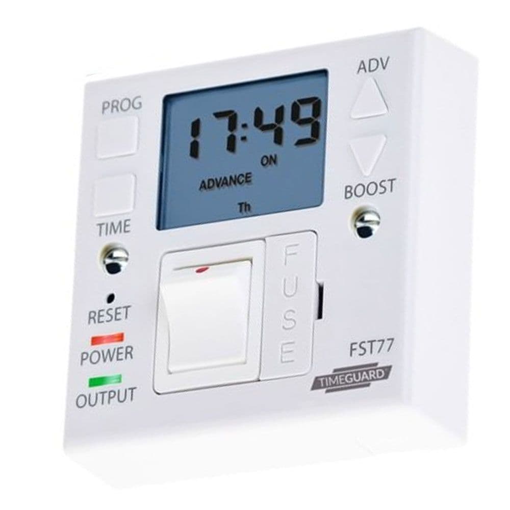 Timeguard FST77 7 Day fused timer switch with boost