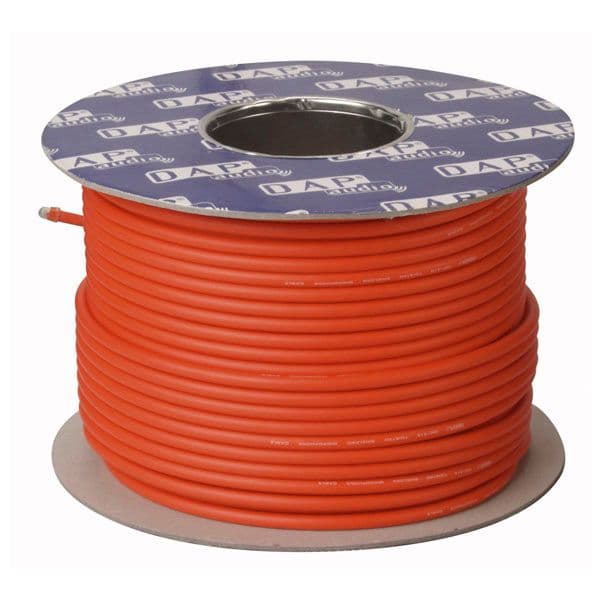 DAPAudio LC126 Red line cable asymmetric 100 m on spool Sound