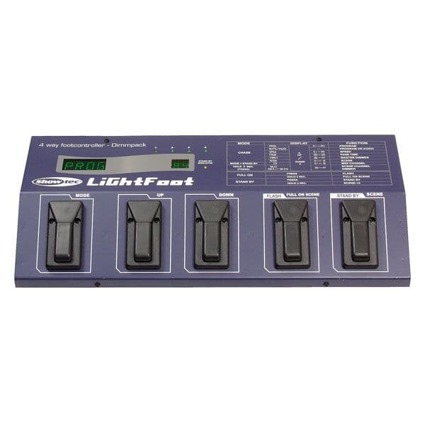 Showtec Lightfoot 4 4 Ch Foot Controller 2 x Bulgin Lighting Light