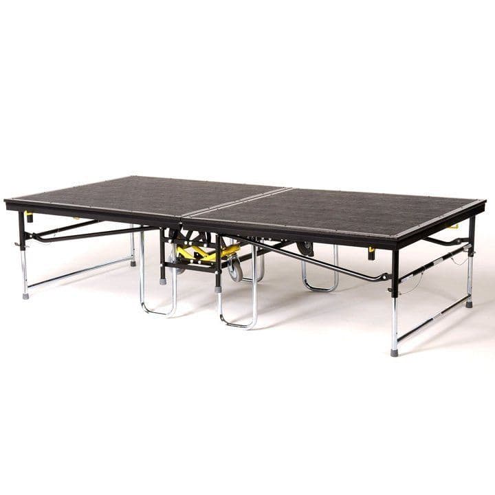 SICO Folding Portable Staging Wheels Hexa Finish Dual Height 8ft x 4ft