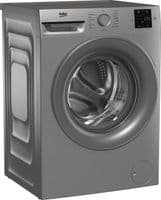 Beko BMN3WT3841S 8kg 1400 Spin RecycledTub Washing Machine - Silver