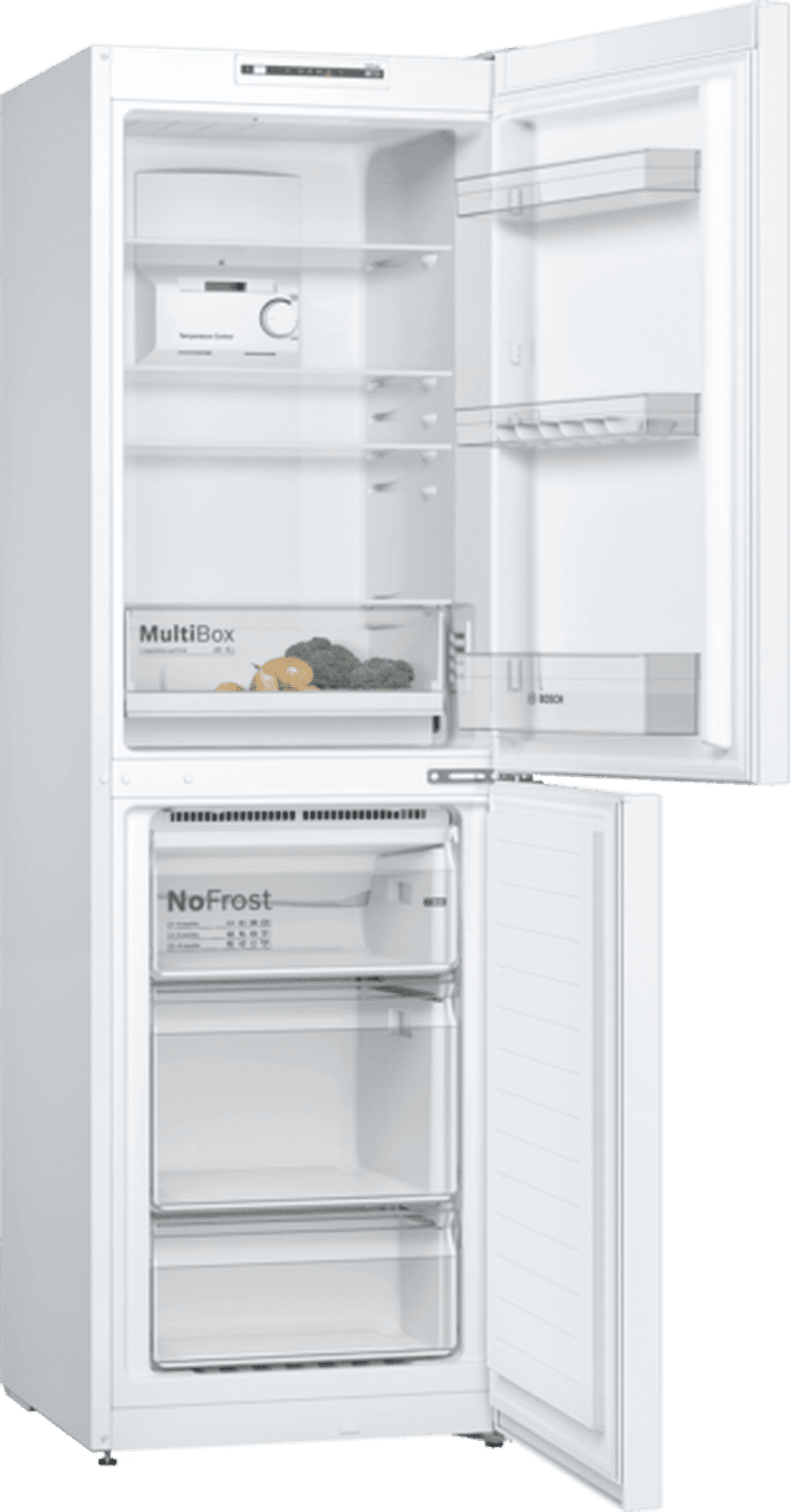 Bosch KGN34NWEAG Frost Free Fridge Freezer White